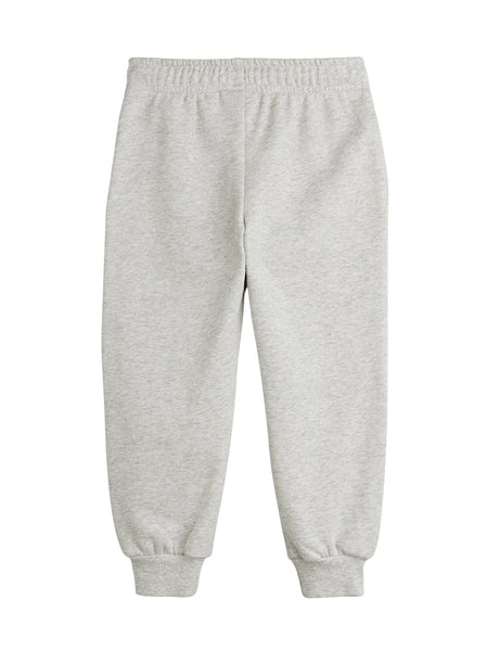 Pantalone grigio in felpa con ricamo per neonato e bambino Mini Rodini 2623012394 GREY 