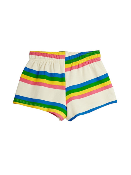 Shorts in felpa a righe multicolor per neonati e bambini Mini Rodini 2623012900 MULTI 
