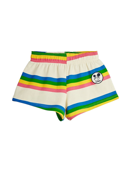 Shorts in felpa a righe multicolor per neonati e bambini Mini Rodini 2623012900 MULTI 