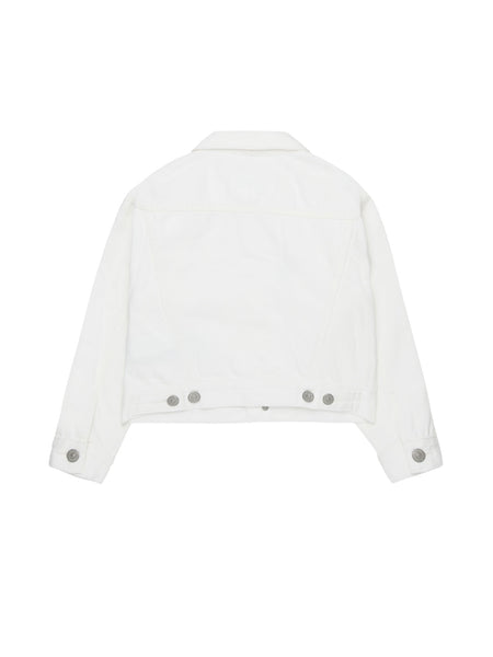 Giacca in denim bianca per bambini MM6 Maison Margiela M60922 M6101 