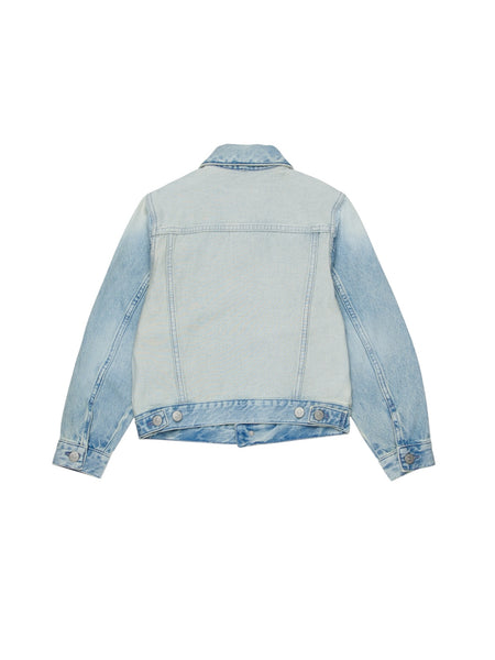 Giacca in denim blu per bambini MM6 Maison Margiela M60924 M601 