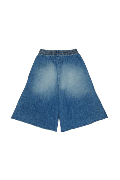 Bermuda in denim con logo per bambini MM6 Maison Margiela M60961 M601 
