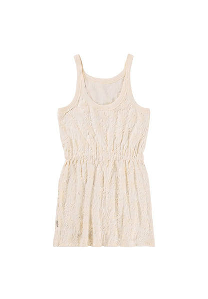 Abito beige con motivi in spugna per bambina Molo CAMDEN 9530 