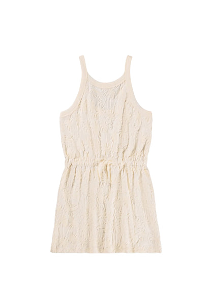 Abito beige con motivi in spugna per bambina Molo CAMDEN 9530 