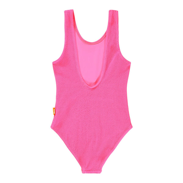Costume rosa fluo per bambina Molo NIKA CREPE 8489 