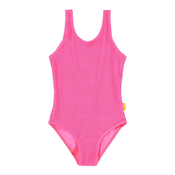 Costume rosa fluo per bambina Molo NIKA CREPE 8489 