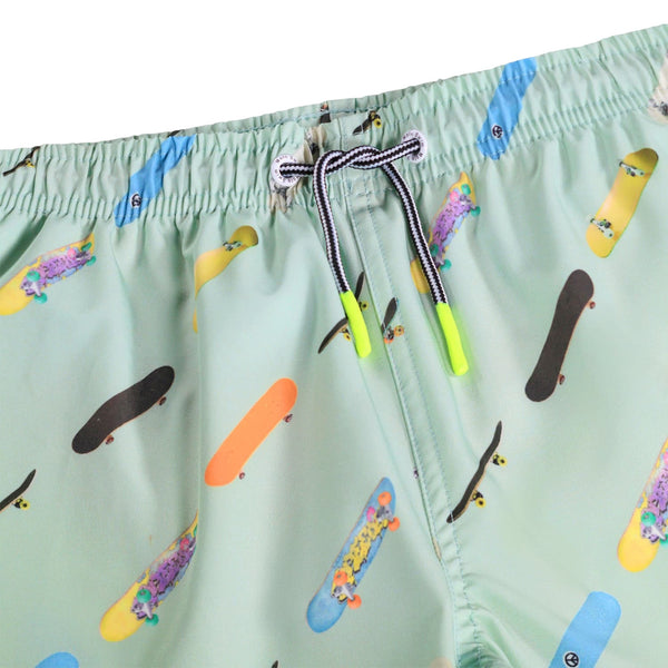 Costume a pantaloncino verde con stampa all over per bambino Molo NIKO 9510 