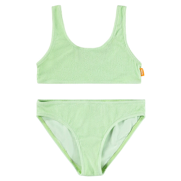 Bikini pistacchio per bambina Molo NOLA CREPE 5610 