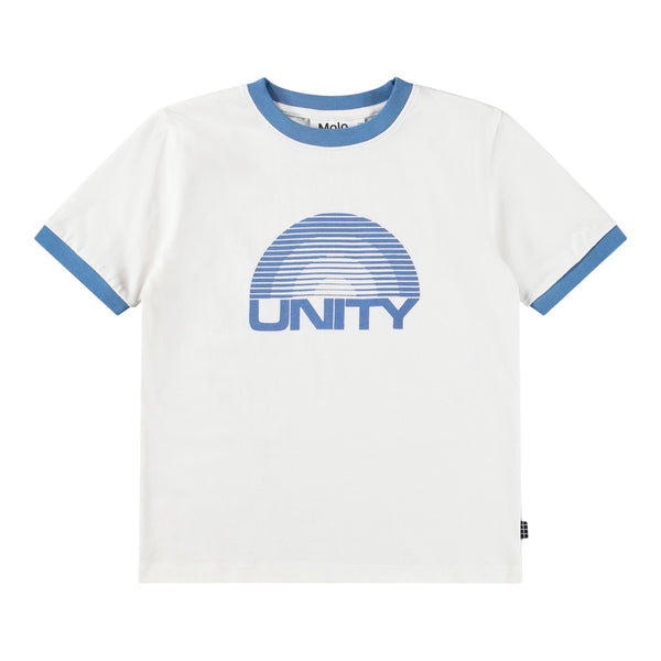 T-shirt panna con stampa per bambino Molo RONIN 9890 