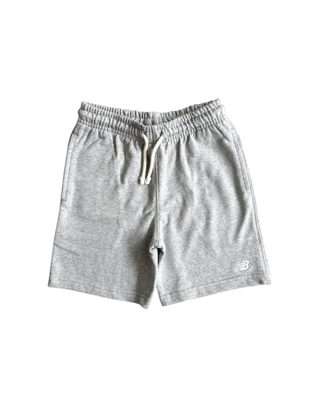 Shorts in felpa grigio con logo per bambino New Balance LAKB00008 AGT 