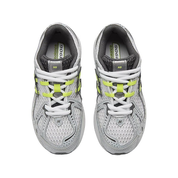 Sneakers 1906 grigia con dettagli fluo per bambini New Balance P1906 62Y 