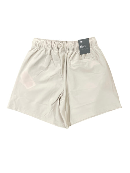 Short beige con logo per bambino New Balance YB6148O8 TIMBERWOLF 