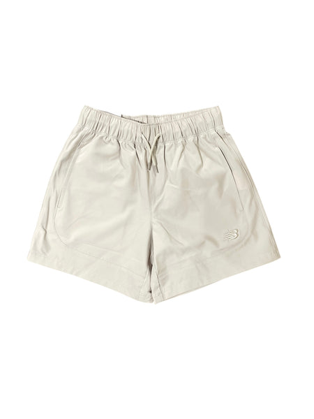Short beige con logo per bambino New Balance YB6148O8 TIMBERWOLF 