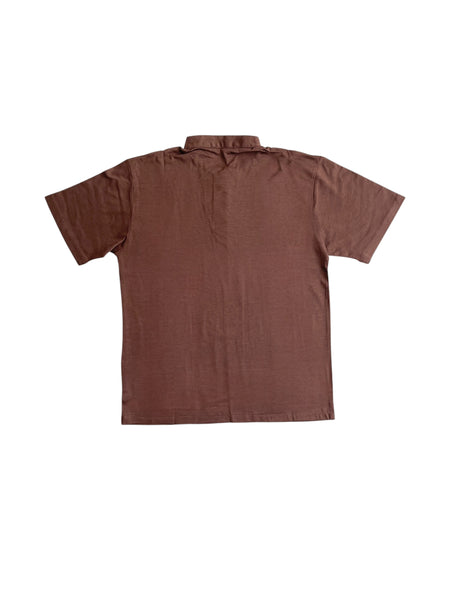 T-shirt serafino ebano per bambino Paolo Pecora PP4240 EBANO 
