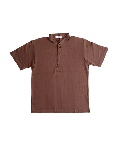 T-shirt serafino ebano per bambino Paolo Pecora PP4240 EBANO 