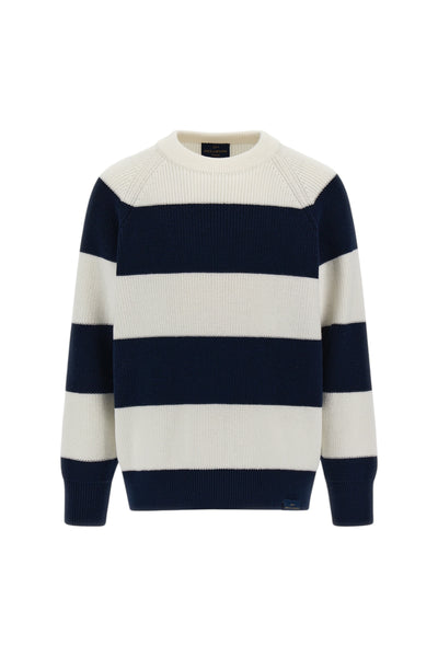 Maglia a righe bianche e blu  per bambino Paul & Shark WUW001-LHE85 86611 