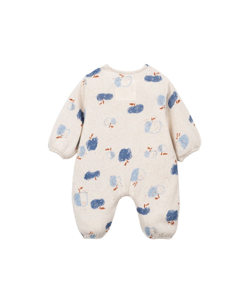 Tutina in maglia panna con stampa all over per neonato Play up 0AS11505 E764N 