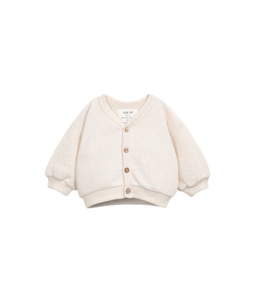Cardigan in maglia panna per neonati Play up 1AS10904 P0088 