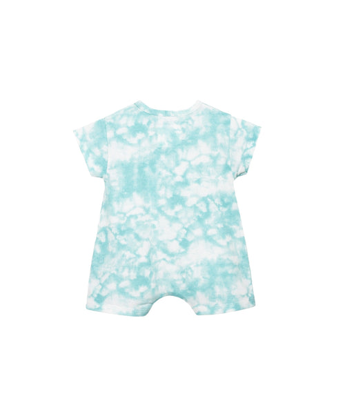 Tutina tie dye verde acqua per neonato Play up 1AS10906 E765N 