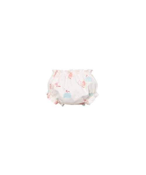 Costume bianco con stampa all over per neonata Play up 2AS11851 E768N 
