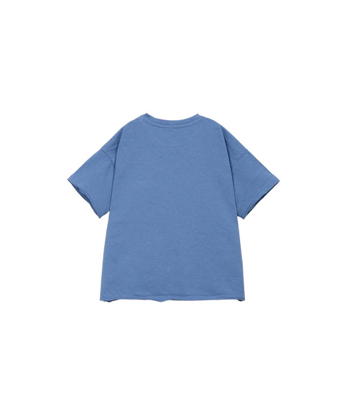 T-shirt indaco con taschino per bambino Play up 3AS10900 P6185 