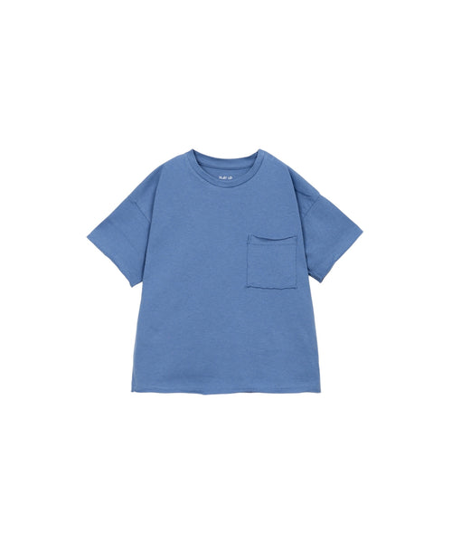 T-shirt indaco con taschino per bambino Play up 3AS10900 P6185 