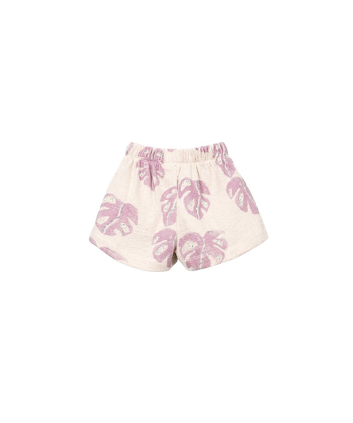 Shorts in maglia beige con stampa all over per bambina Play up 4AS11703 E798N 