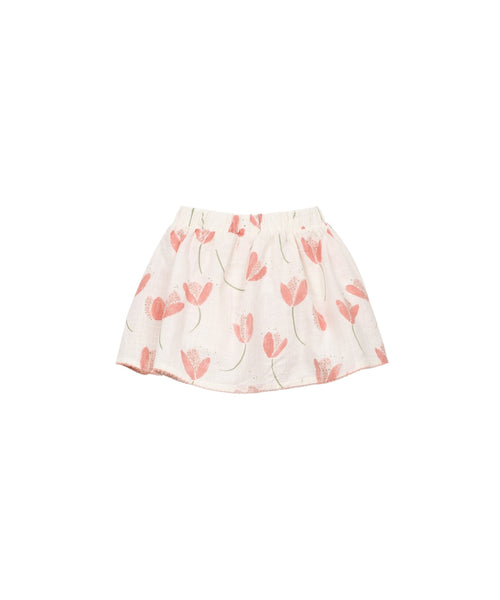 Gonna-pantalone panna con stampa all over per bambina Play up 4AS11750 E788N 
