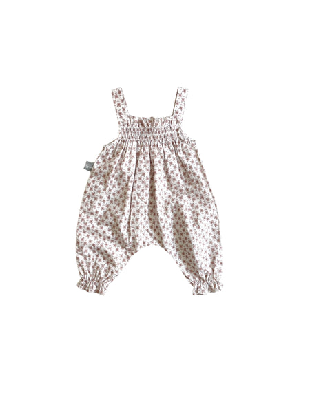 Salopette con stampa fiori all over per neonata Snug 933AN6S081F80 0019 