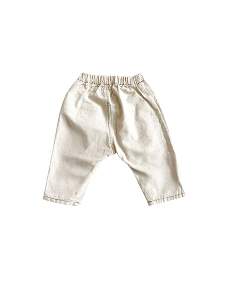 Pantalone beige per neonato Snug 933AV6S023F72 0002 