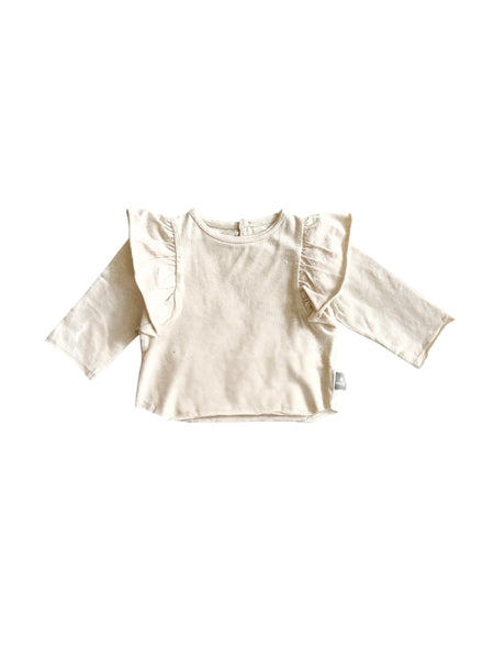T-shirt beige per neonata Snug 933BB6S034G35 0067 