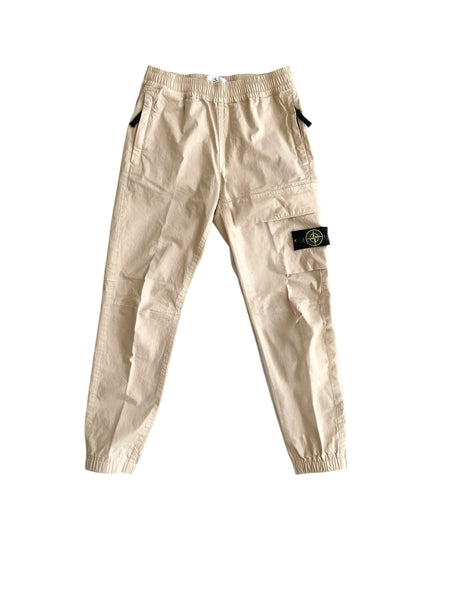 Pantalone sabbia cargo con logo per bambino Stone Island L1S163100003 S0001 V0090 