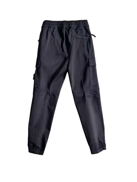 Pantalone cargo nero con logo per bambino Stone Island L1S163100005 S0012 V0029 