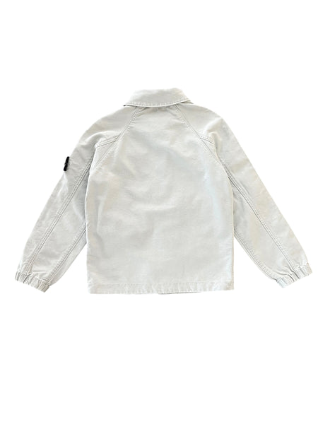 Giacca in denim grigio con logo per bambino Stone Island L1S164100010 S0104 V0161 