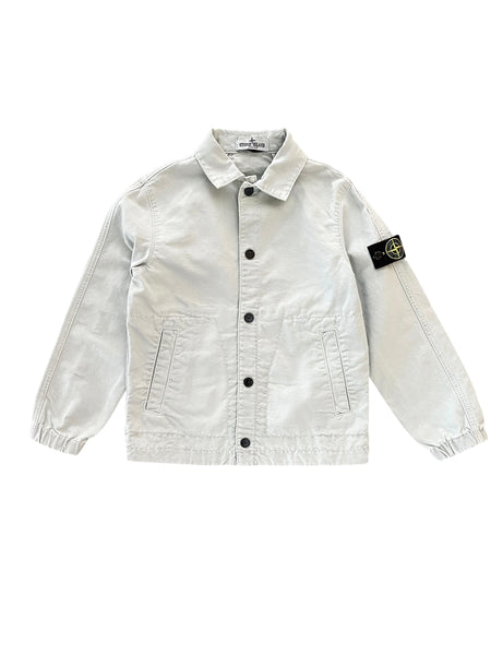 Giacca in denim grigio con logo per bambino Stone Island L1S164100010 S0104 V0161 