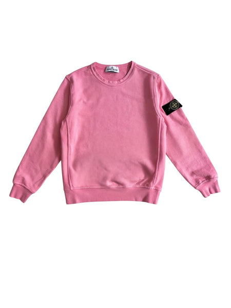 Felpa rosa con logo per bambino Stone Island L1S166100005 S0040 V008D 