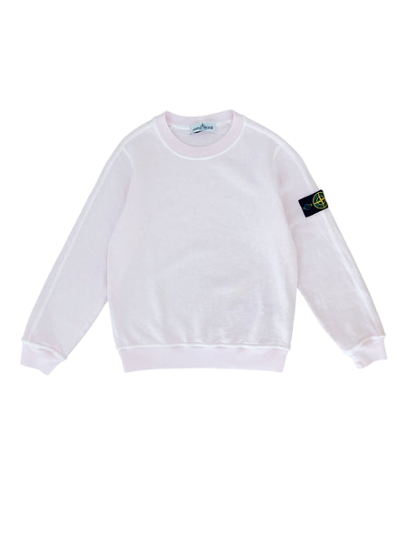 Felpa rosa con logo per bambino Stone Island L1S166100012 S0060 V0180 