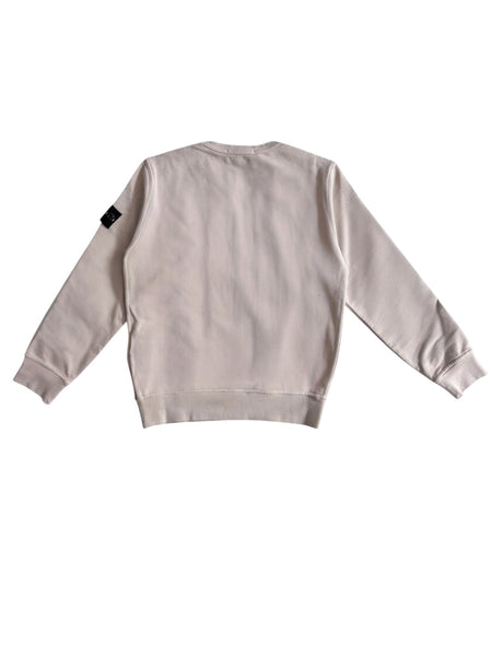 Felpa sabbia con taschino e logo per bambino Stone Island L1S166100017 S0040 V0090 