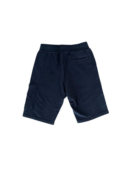 Bermuda in felpa blu con logo per bambino Stone Island L1S166200002 S0040 V0020 