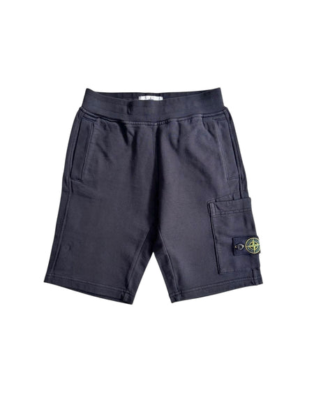 Bermuda nero con logo per bambino Stone Island L1S166200006 S0040 V0029 