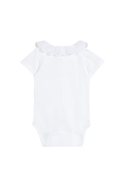Body bianco con colletto ricamto per neonata Tartine et Chocolat CC11030-01 BLANC 