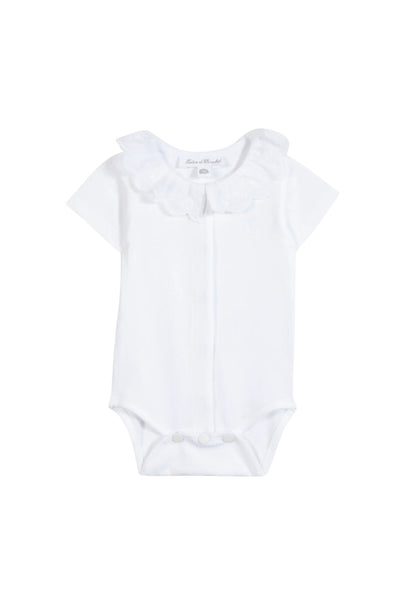 Body bianco con colletto ricamto per neonata Tartine et Chocolat CC11030-01 BLANC 