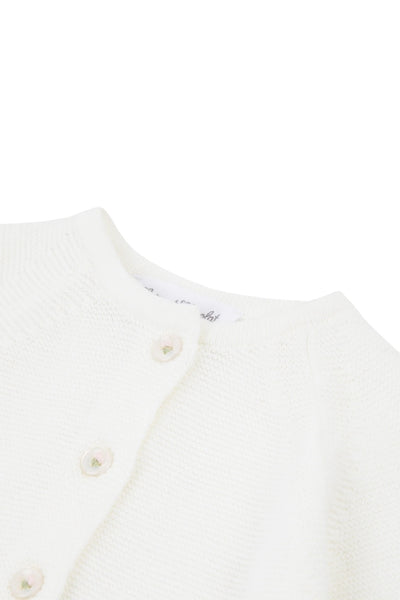 Cardigan in maglia panna per neonata Tartine et Chocolat CC18010-13 NACRE 
