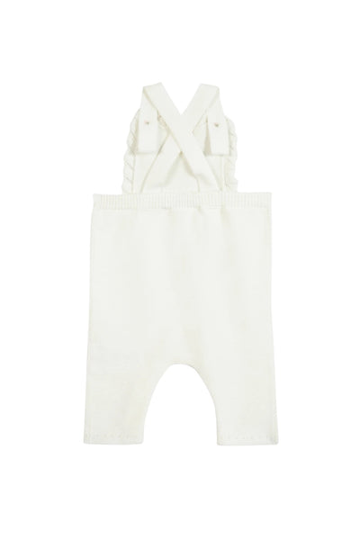 Salopette in maglia per neonata Tartine et Chocolat CC20000-13 NACRE 