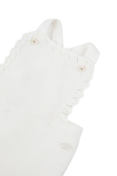 Salopette in maglia per neonata Tartine et Chocolat CC20000-13 NACRE 