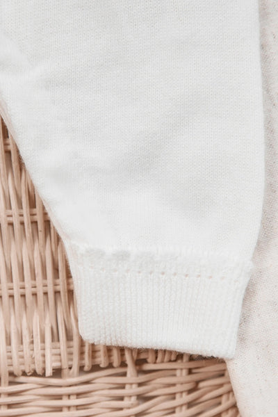 Tutina in maglia panna per neonata Tartine et Chocolat CC32020-13 NACRE 