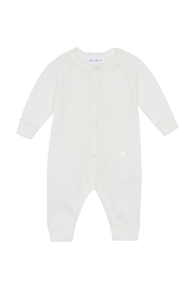 Tutina in maglia panna per neonata Tartine et Chocolat CC32020-13 NACRE 
