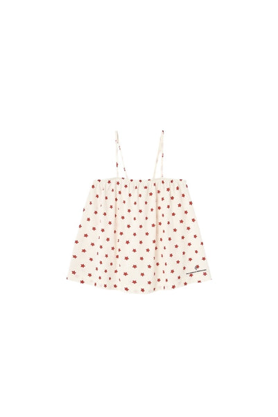 Top panna con stampa all over per bambina The Animals Observatory S26007 221_AR 