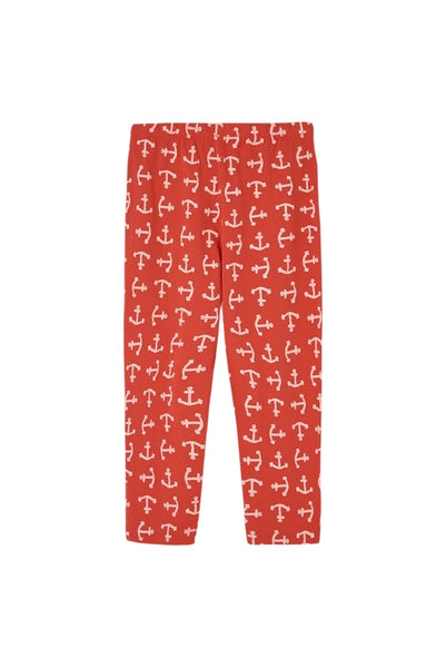 Pantalone rosso con stampa all over per bambini The Animals Observatory S26021 307_AT 