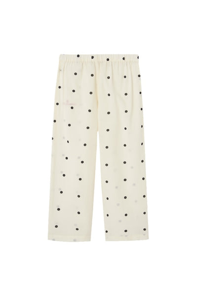 Pantalone panna a pois neri per bambina The Animals Observatory S26043 221_AP 